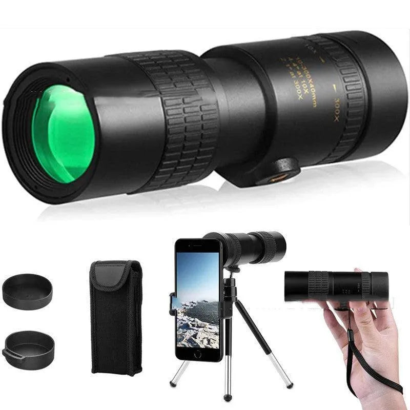 10-300x40 High-Powered HD Monocular Zoom Telescope | AIRYAH TECH-Computer Accesories-AIRYAH Tech