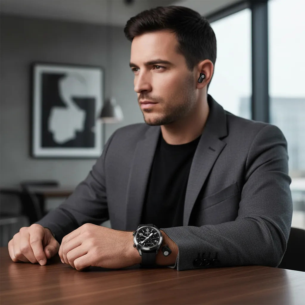 2-in-1 In-Ear Wireless Stereo Earbuds & Smart Watch | AIRYAH TECH-AIRYAH Tech