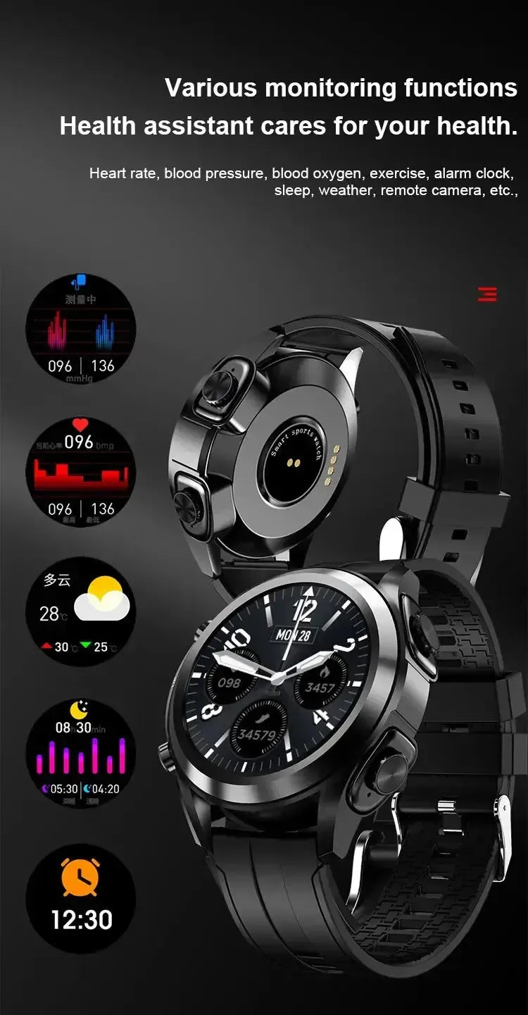 2-in-1 In-Ear Wireless Stereo Earbuds & Smart Watch | AIRYAH TECH-AIRYAH Tech