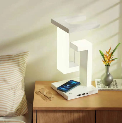 Floating Suspension Table Lamp with Integrated Wireless Charger | AIRYAH TECH-Computer Accesories-AIRYAH Tech