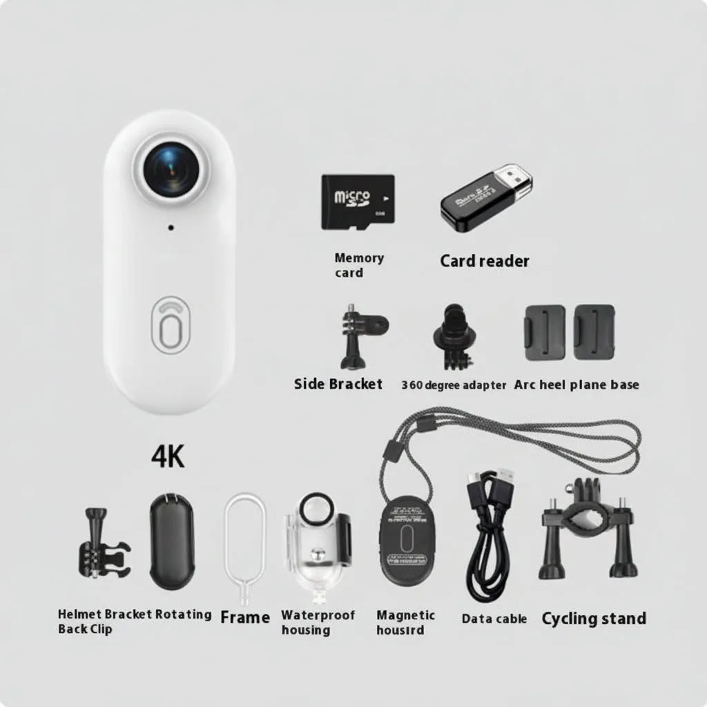 H88 Ultra-Compact 4K Action Camera | 1.25oz Thumb-Size Helmet & Body Cam | AIRYAH TECH-Computer Accesories-AIRYAH Tech