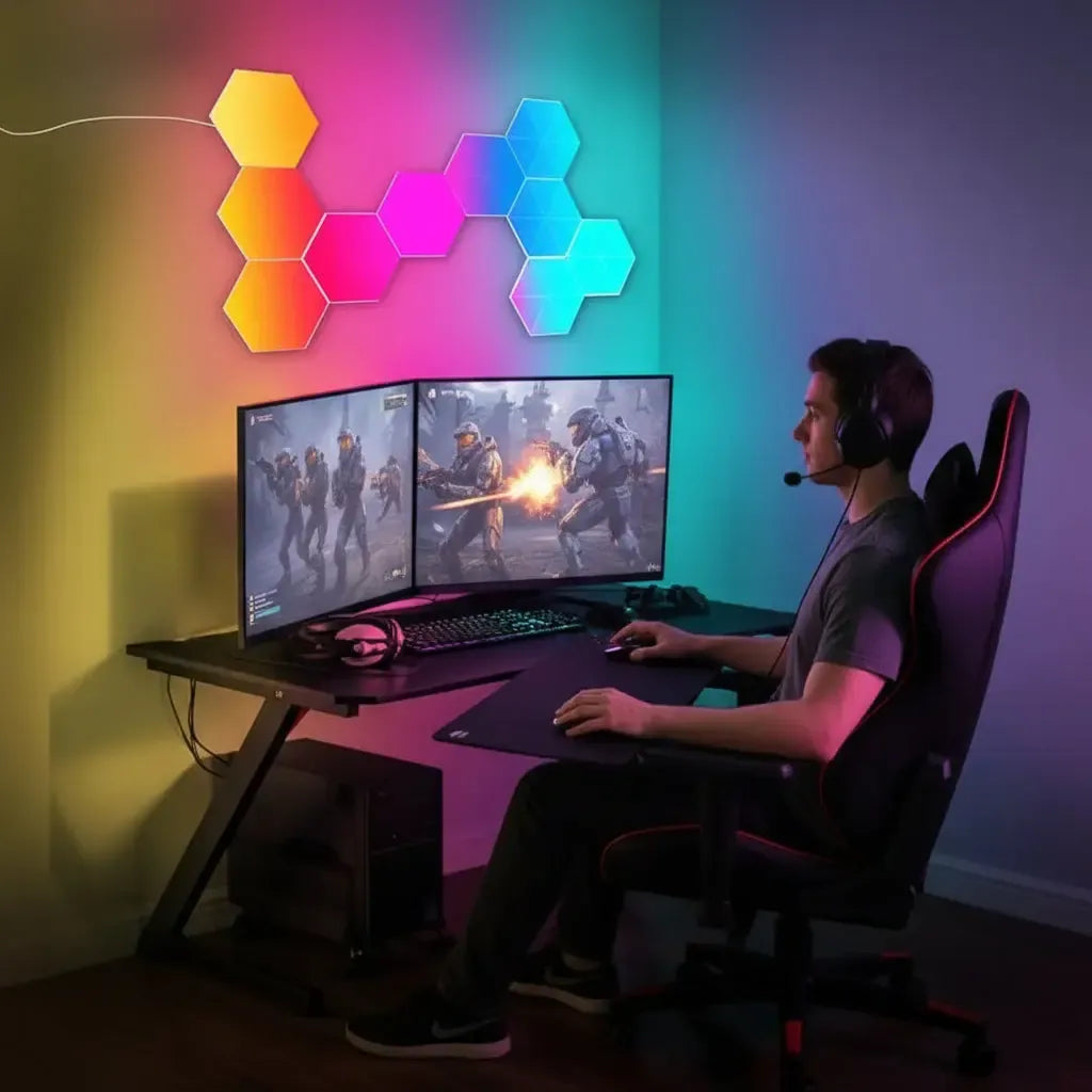 Hexagon LED Wall Light Set | AIRYAH TECH-AIRYAH Tech