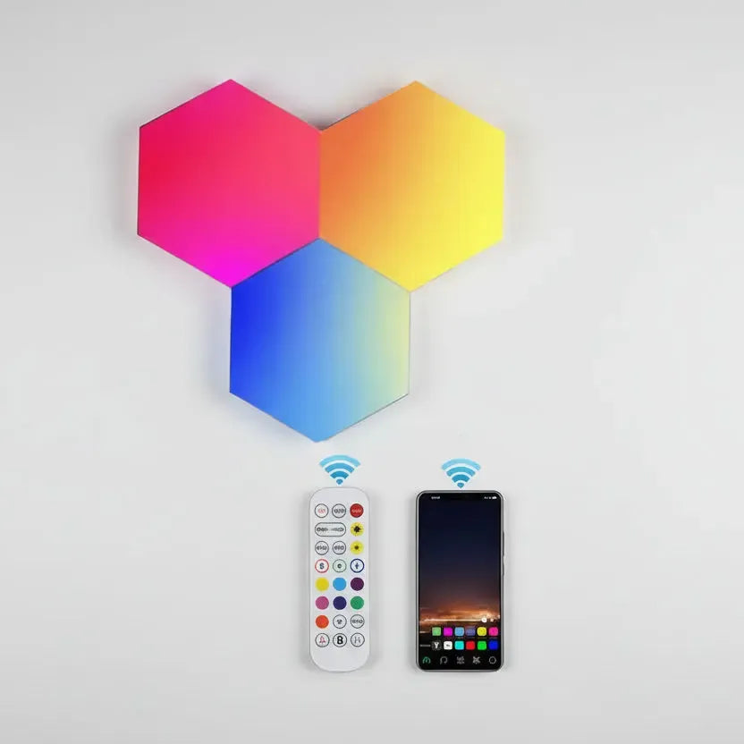 Hexagon LED Wall Light Set | AIRYAH TECH-AIRYAH Tech