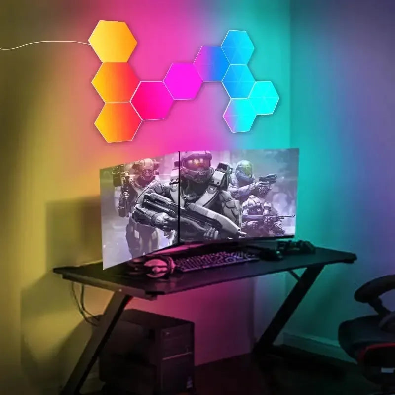 Hexagon LED Wall Light Set | AIRYAH TECH-AIRYAH Tech