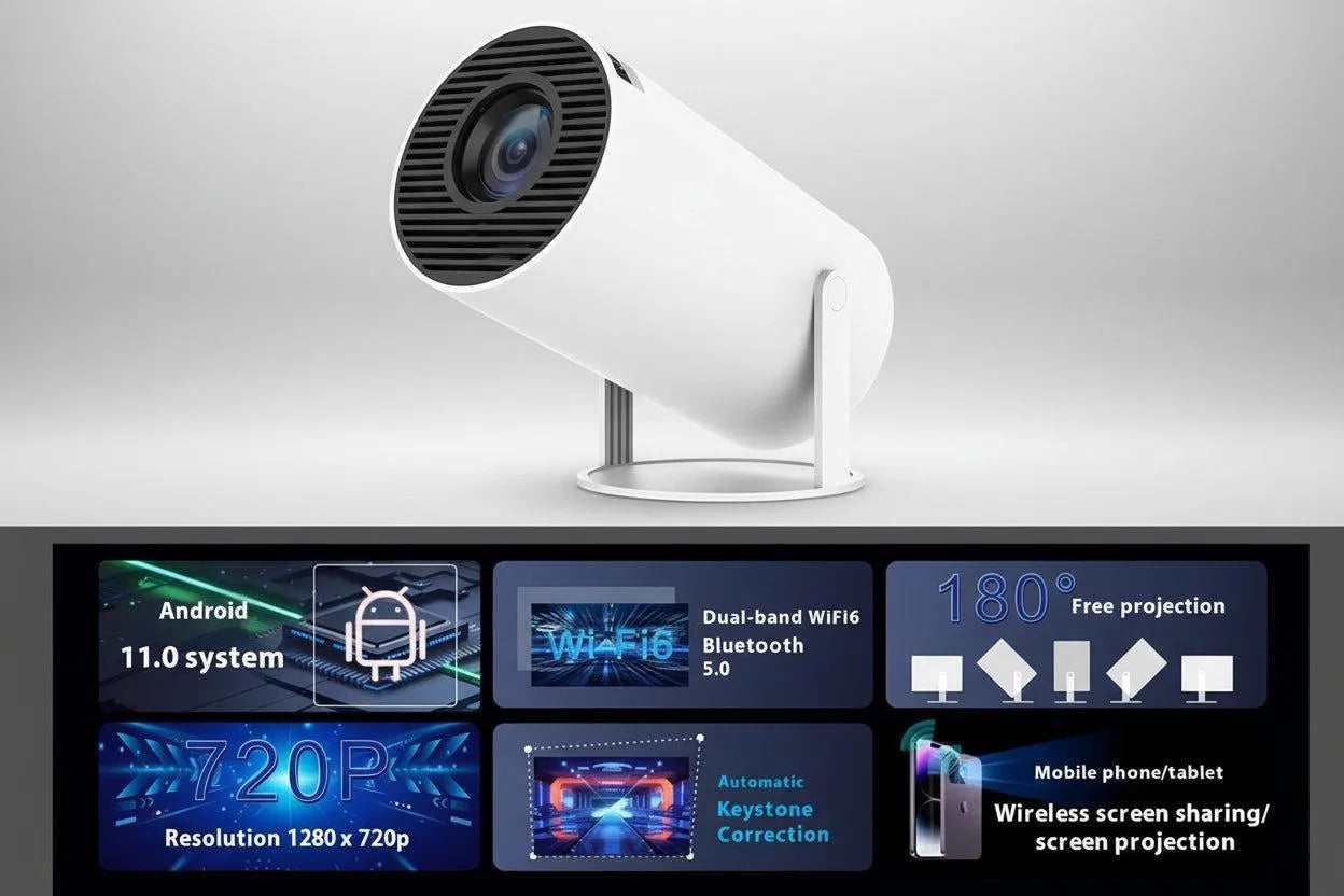 Hy300 4K Smart Home Theater Projector | AIRYAH TECH-AIRYAH Tech