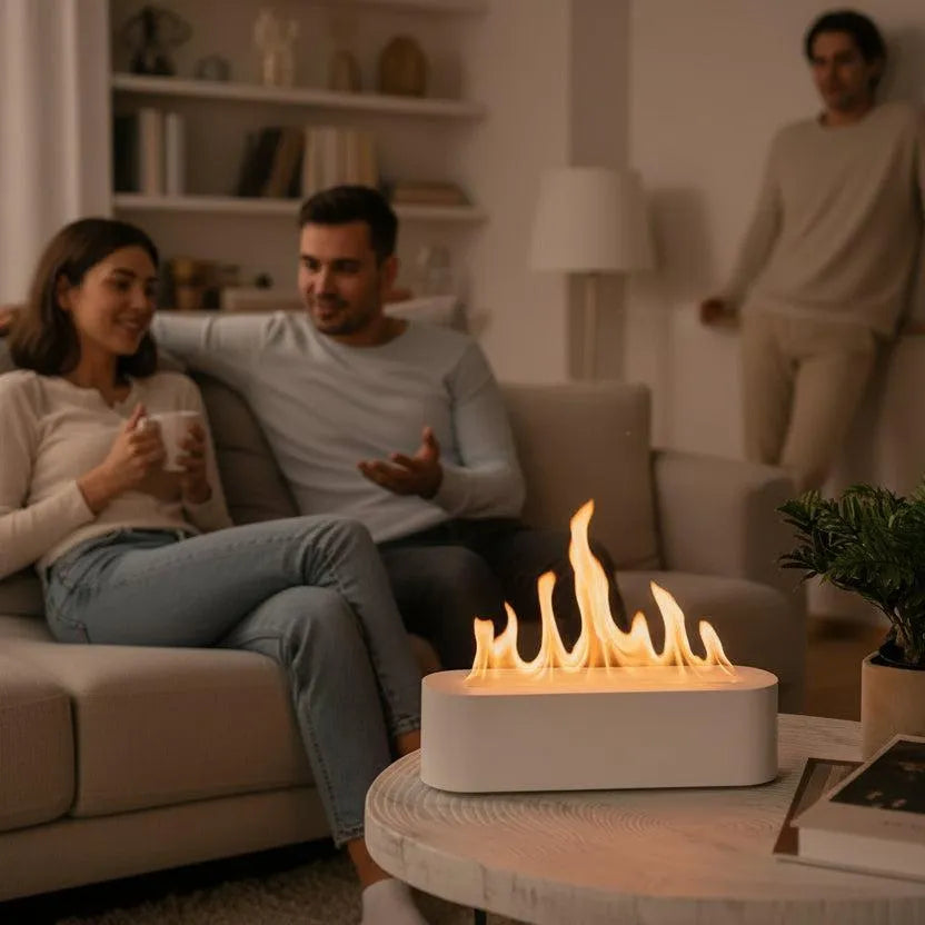 Lumina-Flame 7-Color Ultrasonic Aroma Diffuser & Humidifier | AIRYAH TECH-Computer Accesories-AIRYAH Tech