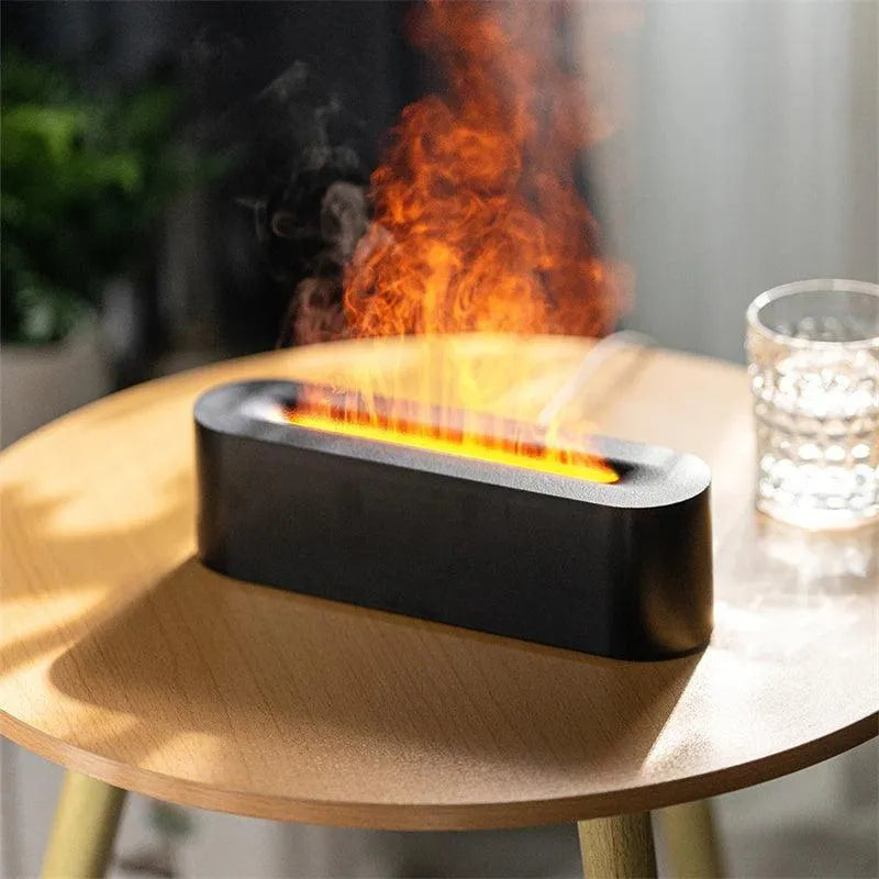 Lumina-Flame 7-Color Ultrasonic Aroma Diffuser & Humidifier | AIRYAH TECH-Computer Accesories-AIRYAH Tech