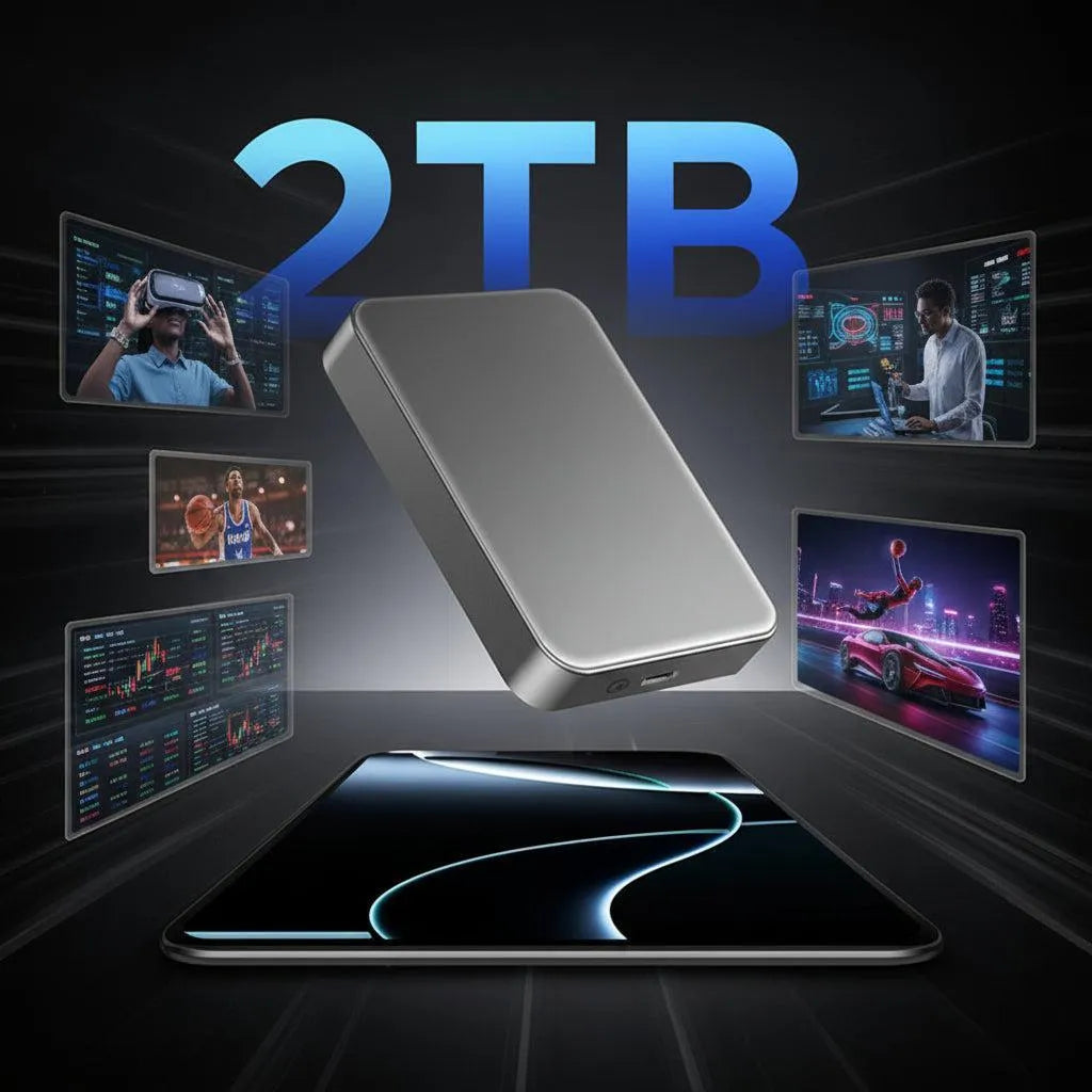 Mag-Link 20Gbps Ultra-Thin Magnetic Portable SSD | AIRYAH TECH-Computer Accesories-AIRYAH Tech