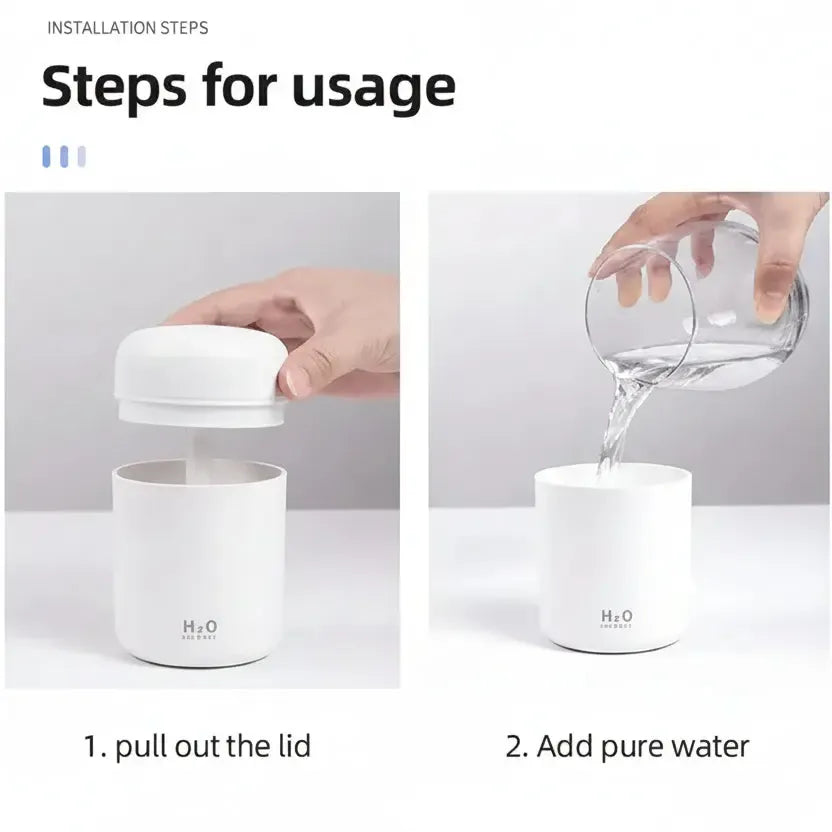 Mini Air Humidifier & Aroma Essential Oil Diffuser | AIRYAH TECH-AIRYAH Tech