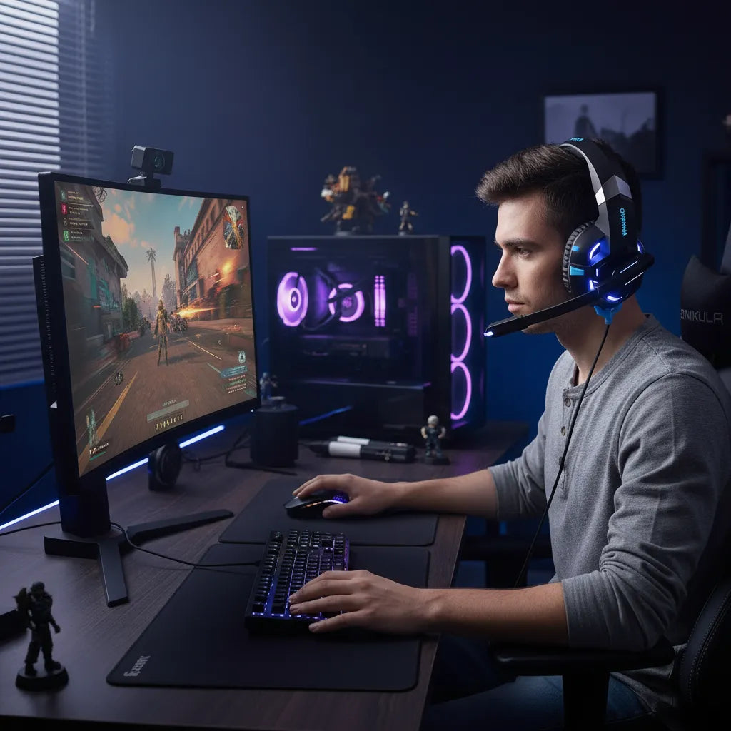 Pro-Series Gaming Headphones with Integrated Microphone | AIRYAH TECH-AIRYAH Tech