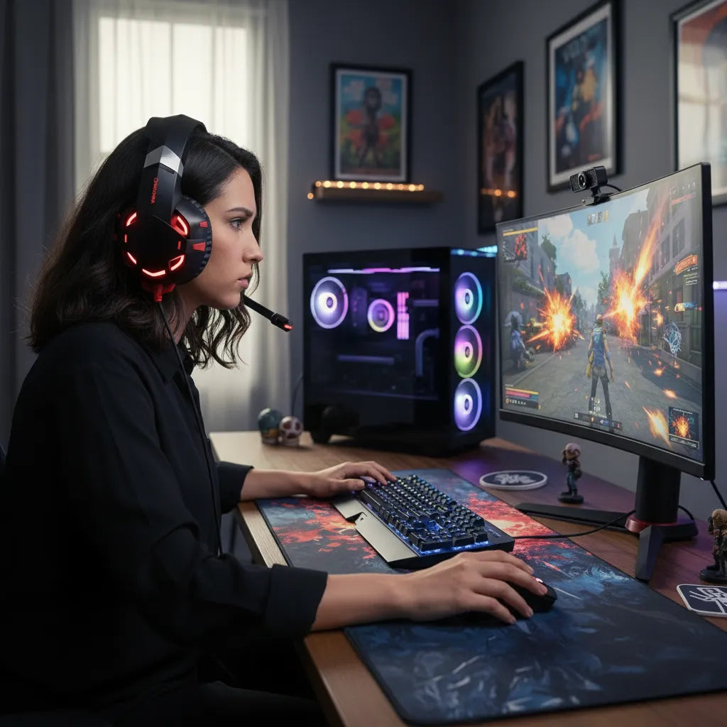 Pro-Series Gaming Headphones with Integrated Microphone | AIRYAH TECH-AIRYAH Tech