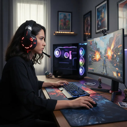 Pro-Series Gaming Headphones with Integrated Microphone | AIRYAH TECH-AIRYAH Tech
