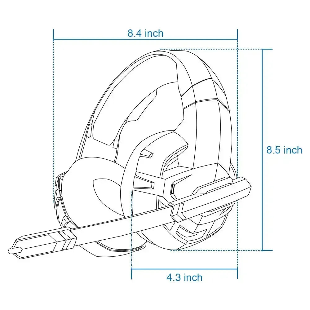 Pro-Series Gaming Headphones with Integrated Microphone | AIRYAH TECH-AIRYAH Tech