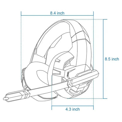 Pro-Series Gaming Headphones with Integrated Microphone | AIRYAH TECH-AIRYAH Tech