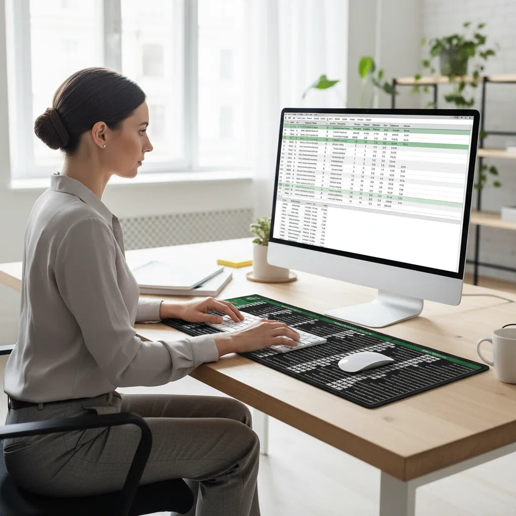 Pro-Series Windows & Office Shortcut Desk Mat | AIRYAH TECH-Computer Accesories-AIRYAH Tech