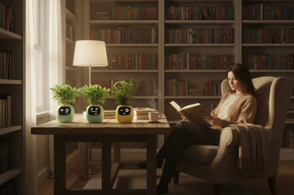 Smart AI Plant Pet & Interactive Planter with 49+ Expressions | AIRYAH TECH-Computer Accesories-AIRYAH Tech