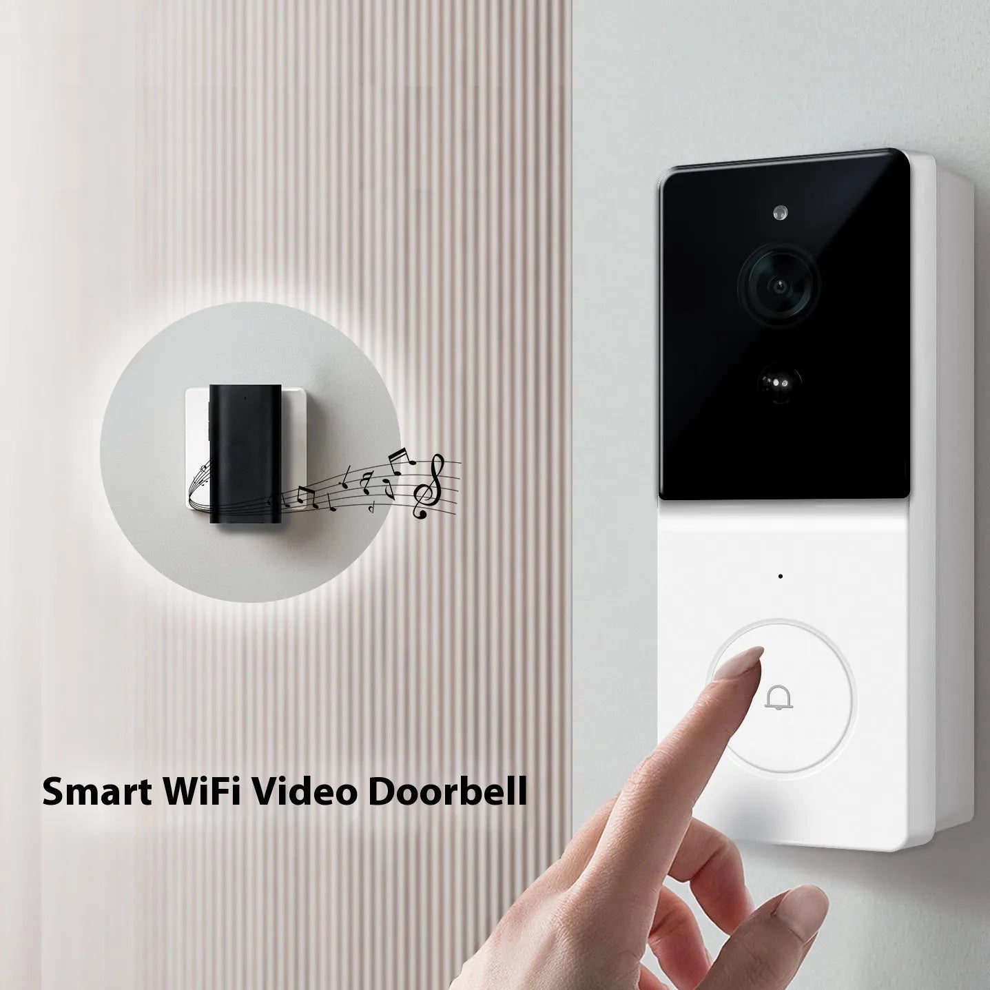 Smart WiFi HD Video Doorbell | 1080P Wireless Security Camera & Intercom | AIRYAH TECH-Computer Accesories-AIRYAH Tech