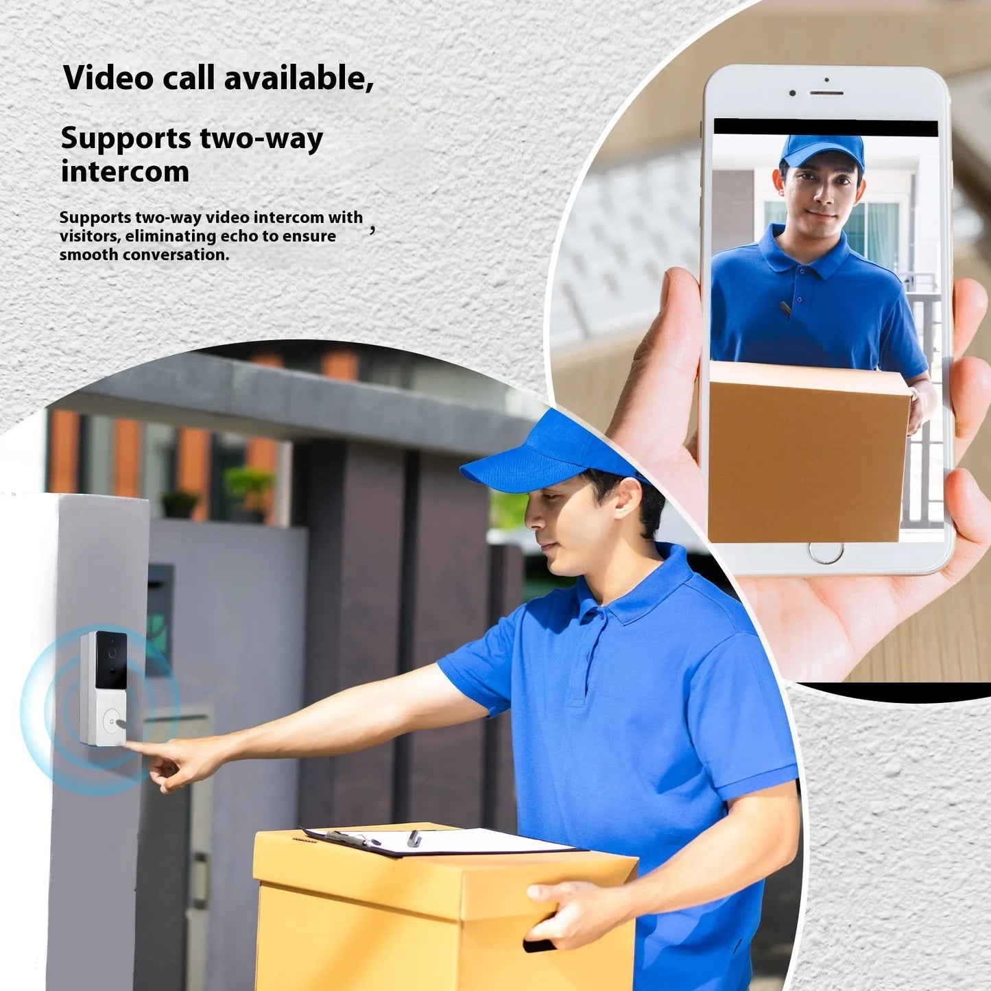 Smart WiFi HD Video Doorbell | 1080P Wireless Security Camera & Intercom | AIRYAH TECH-Computer Accesories-AIRYAH Tech