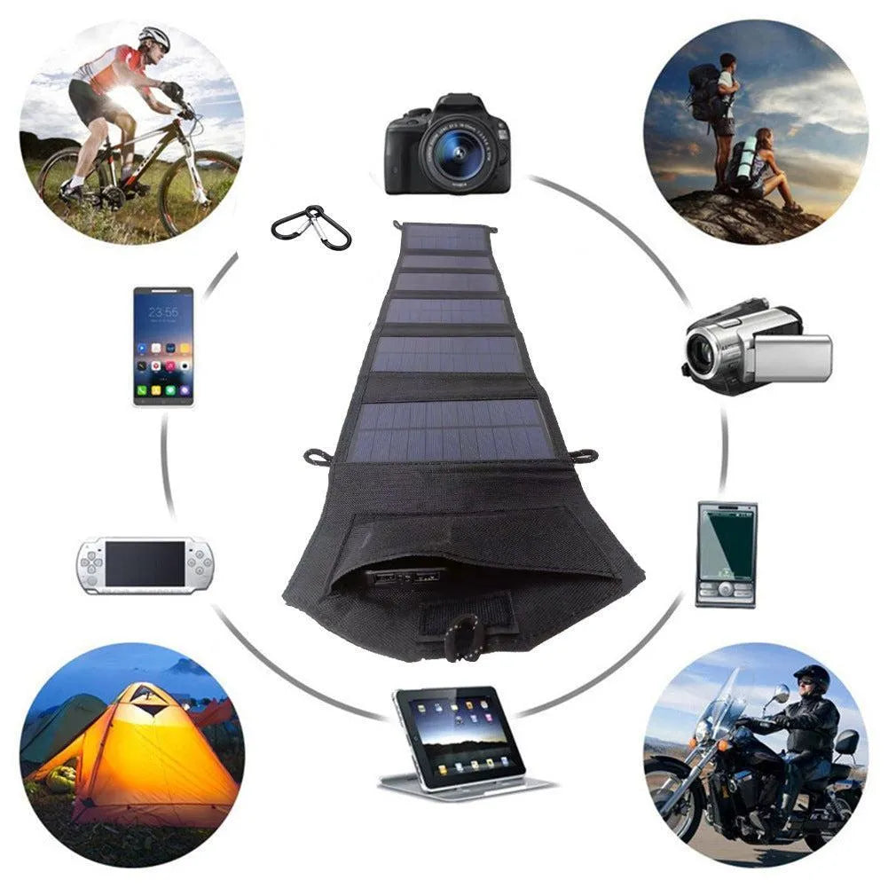 Solar-Flow 20W Portable Multi-Device Folding Solar Charger | AIRYAH TECH-Computer Accesories-AIRYAH Tech