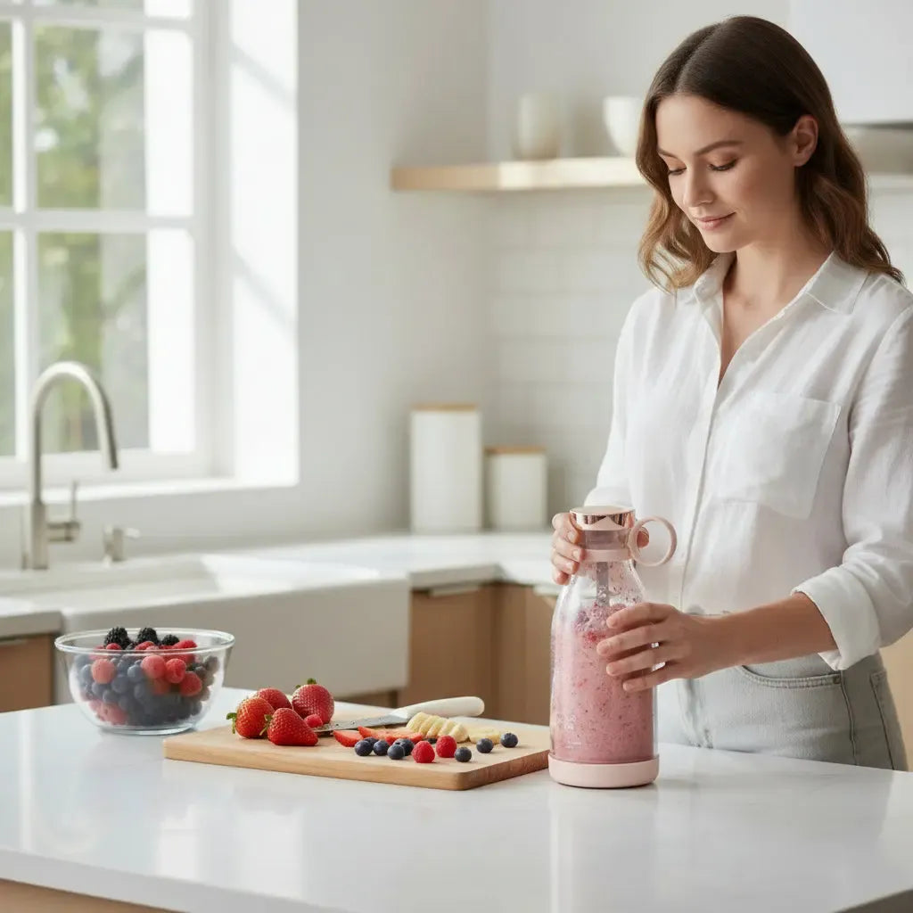 Wireless 4-Blade Portable Juicer | AIRYAH TECH-AIRYAH Tech