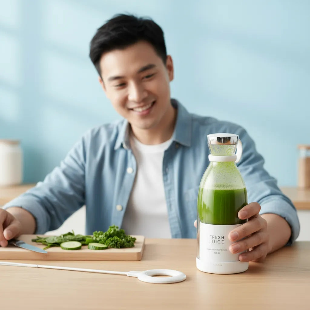 Wireless 4-Blade Portable Juicer | AIRYAH TECH-AIRYAH Tech